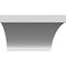 Ekena Millwork 6-in. W x 32-in. D x 40-in. H Imperial Architectural Grade PVC Knee Brace BRCP06X32X40IMP - alternate 3